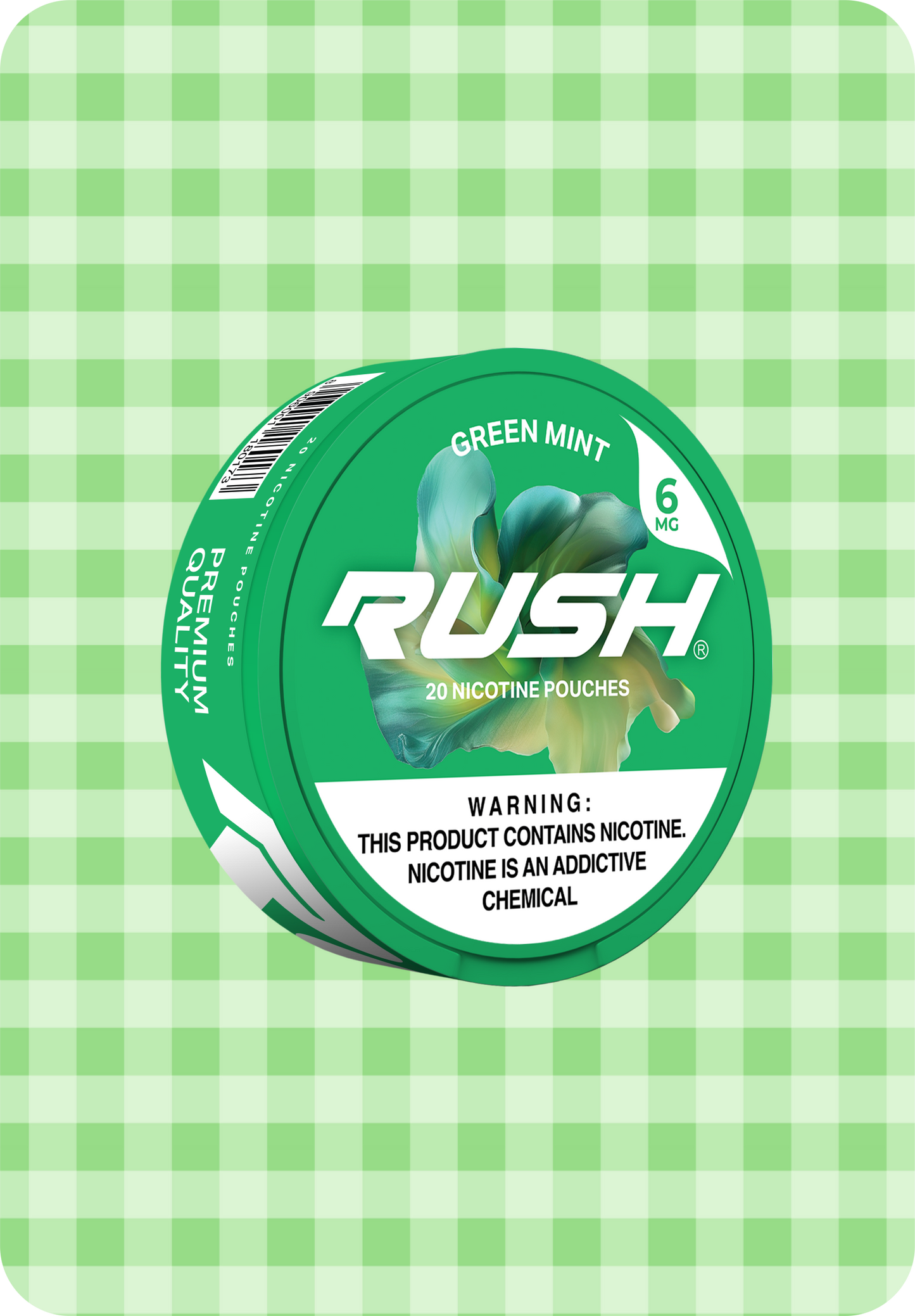 Tobacco Free Nicotine Pouches In Wintergeen Flavor - Winter Blast - Rushnic