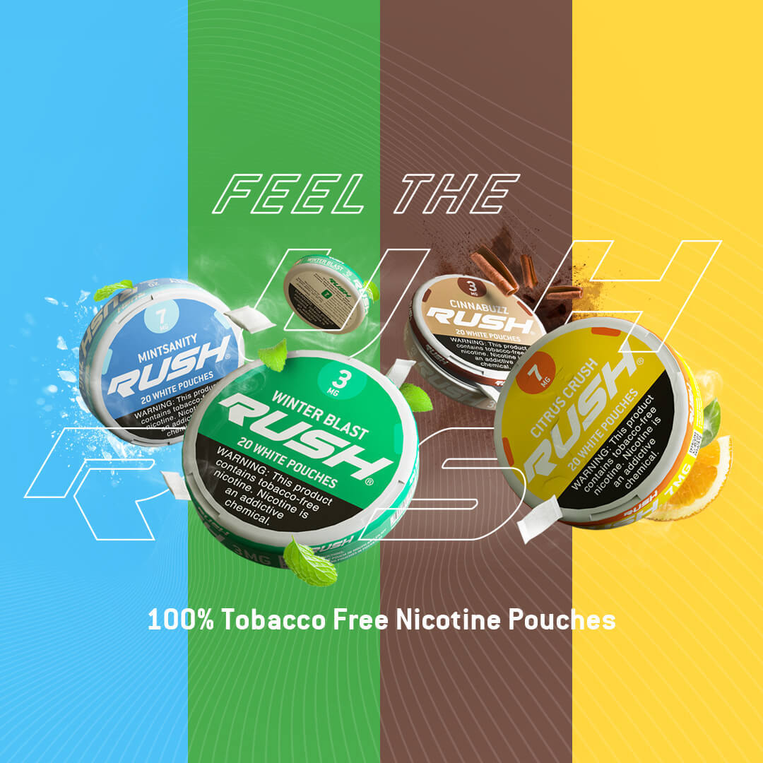 Feel The Rush Nicotine | Tobacco Free Pouches – Rushnic