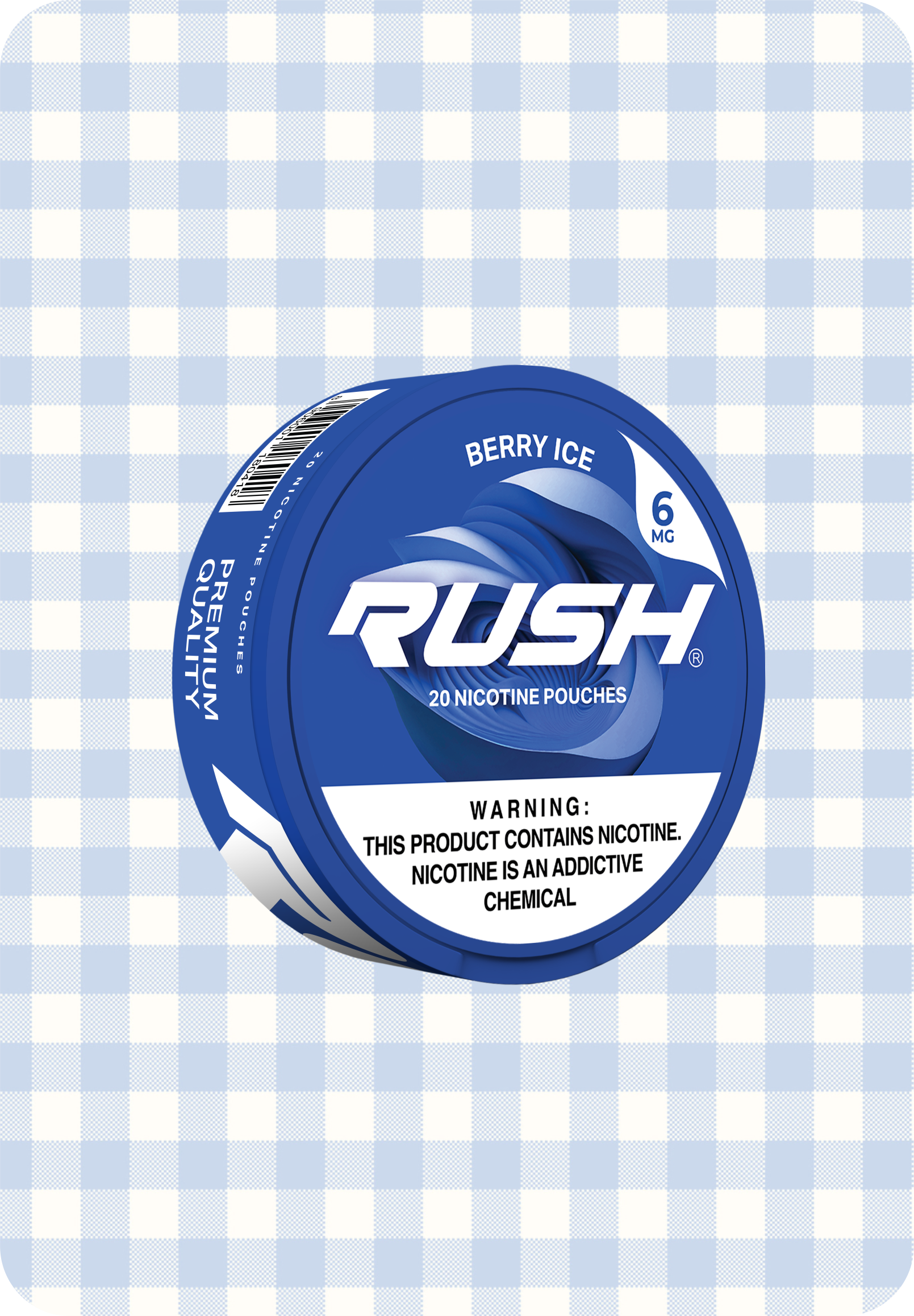 RUSH Nicotine Pouches - Mintsanity Flavor - 100% Tobacco Free Rushnic RUSH Nicotine Pouches - Mintsanity Flavor - 100% Tobacco Free Rushnic